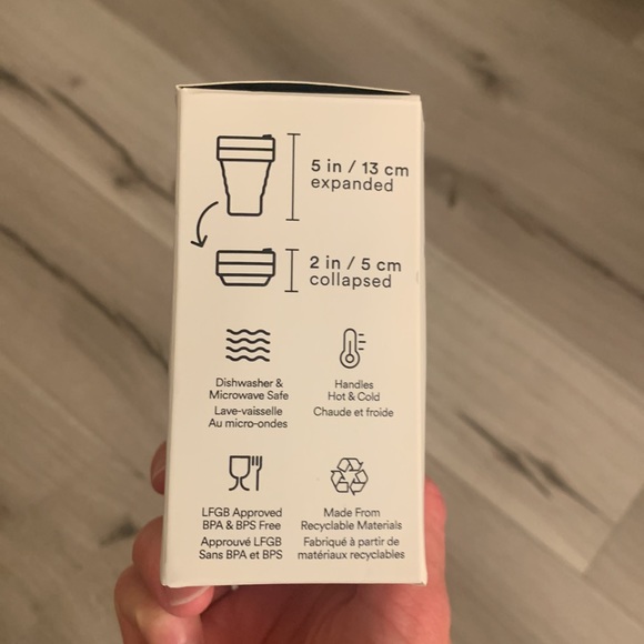 Stojo silicone traveling cup / mug + straws - Picture 12 of 13